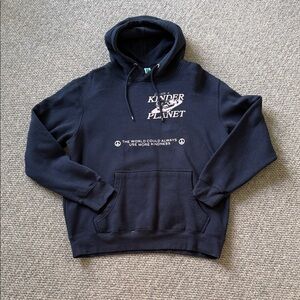 Navy Blue Kinder Planet Hoodie
